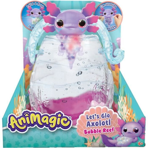 Animagisches Let'S Glo Axolotl Bubble Reef