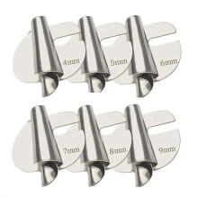 Set di Piedini per Orlo Arrotolato per Cucire Universale, Piedino per Orlatore per Macchina da Cucire, Piedino per Orlo Arrotolato Largo 4-9 Mm