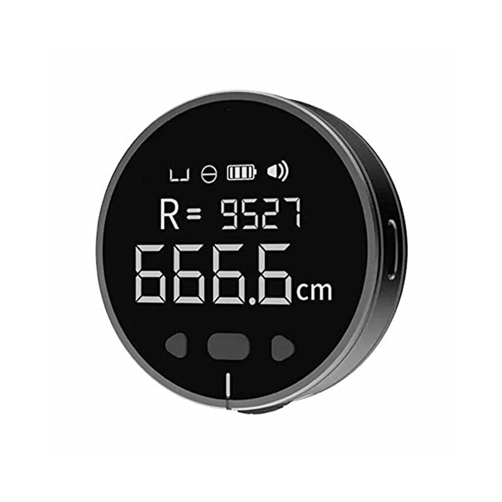324Ft Electronic Digital Tape Measure With Lcd Display Digital Ruler Rechargeable Long Distance Rolling For Flat Arcs 4713517801805