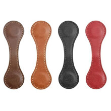 Magnetic Bookmark, 4Pcs Personalized Leather Retro Bookmark Magnetic Page Markers Book Lovers Gift