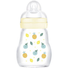 MAM Glasflasche +0m Weißes Stachelschwein 170ml