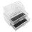 Glamorous Clear Acrylic Two-Tier Organizer, Functional Convenient For Your Needs, Stylish Durable Construction 5
