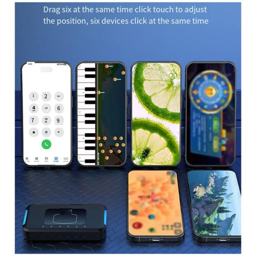 New Upgraded Wireless Clicker Mobile Phone Screen Automatic Clicker Silent Physical Clicker Compact and Portable A 2