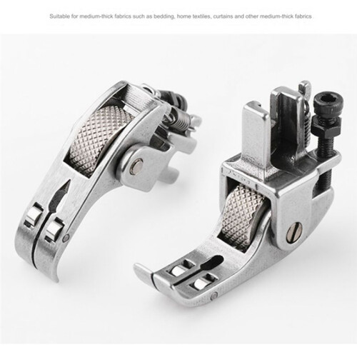D Three Wheels Thick Roller Presser Foot for Industrial Sewing Machine Multifunctional Wheel Presser Foot 2