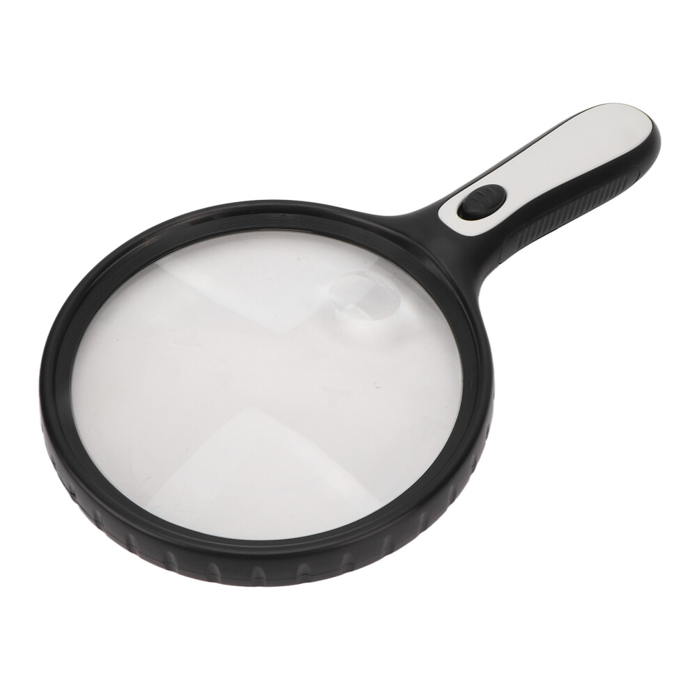 Light Handheld Magnifying Glass 3X/6X Led Acrylic Lens Ergonomic Design