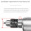 Square Hole Drill Bit Adapter Drill Bit Fixing Bracket Attachment Joint Mortiser Bit for Hand Electric Drill 9