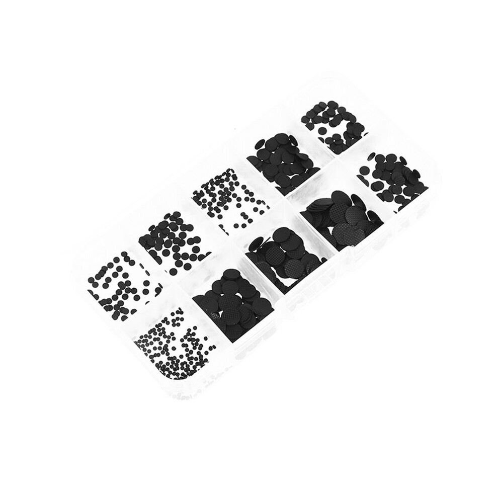 500Pcs/Box 1.5-8Mm Different Sizes Conductive Rubber Pads Keypad Repair Kit For Ir Remote Control Conductive Rubber 6133495364495