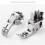 D Three Wheels Thick Roller Presser Foot for Industrial Sewing Machine Multifunctional Wheel Presser Foot 5