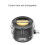 Portable  Speaker Universal Type-C Sound Box Type-C Plug in Mobile Phone Amplifier External Wired Home Clear Black 8