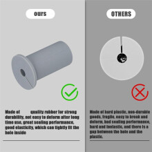 2Pcs Cable Routing Kit for Starlink, Cable Feed Through Bushings for 1Inch Wall Hole, Ethernet Cable Wall Grommet,Gray