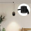 3 Pack Ceiling Hooks for Ceiling Hanging Lights, Pendant Light Hook for Ceiling Lamp, Ceiling Hooks, DIY Lamp Black 7