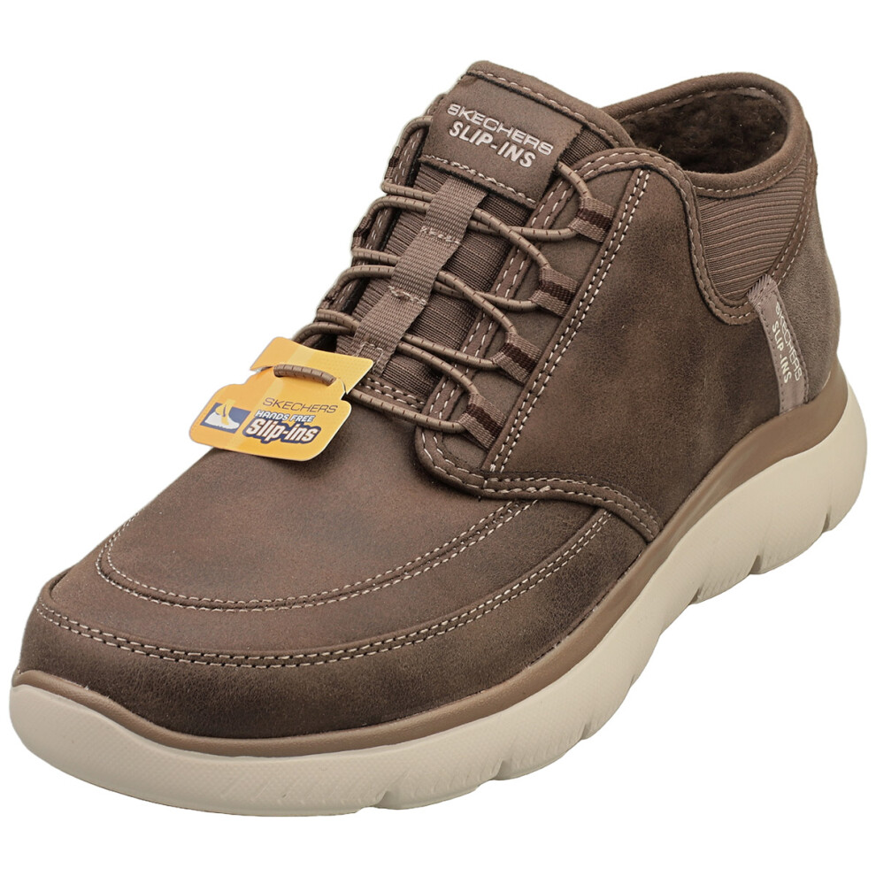 Skechers Men's Chocolate Slip-Ins: Summits - Siegul Sneaker In Size 8 | Textile/Synthetic - Image 3