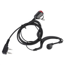 Secure Fit Earpiece Headset With PTT MIC Function And Human Body Engineering Design, Noise Reduction For Clear Communication In Noisy Environments