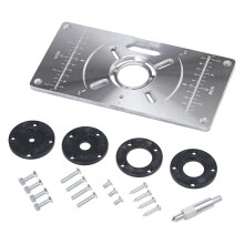 Router Table Insert Plate, DIY Router Table Insert Plate for Woodworking Benches,Table Top Insert Mounting Plate