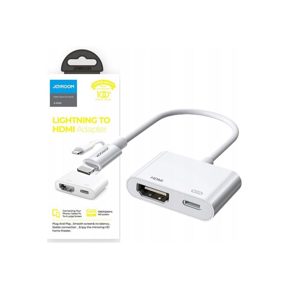 Joyroom S-H141 Lightning-auf-HDMI-Adapter 1080p 60 Hz, weiß - Bild 6