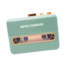 Portable Cassette Tape Player Gift with 3.5mm Earphone Jack Built in S