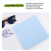 Paquete de 10 PañOs de Limpieza de Microfibra para Lenz / Clenz / Gafas / Lentes Toallitas ÓPticas Gafas / Gafas de , Lentes de CáMara / CD, DVD,