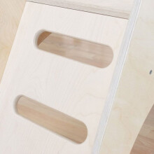 Toboggan da interno - legno bianco - 3 a 8 anni - 80 x 64 x 172 cm