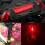 Rechargeable Bicycle Taillight - USB LED MTB/Road Bike Rear Light, Waterproof Cycling Flashlight with Multiple Modes 4