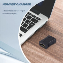 F/F Female Gender Changer Adapter Coupler For Hdtv