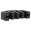 Rubber 4/4 Violin practice mute Black 7