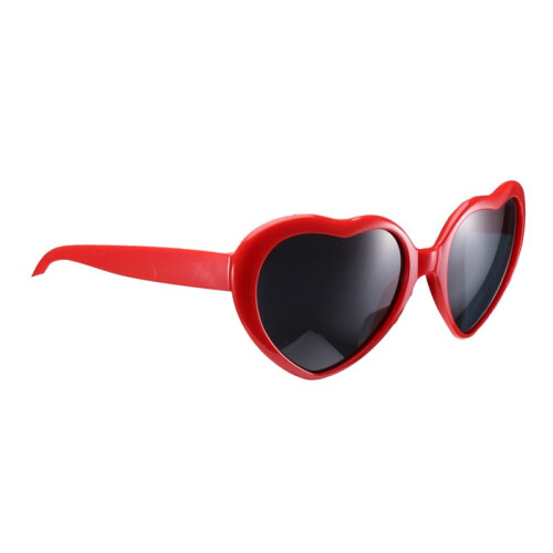 Gafas de  Forma de Corazon para Fiesta de Disfraces - Rojo 1
