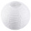 White Chinese/Japanese Paper Lantern/Lamp 8" Diameter 1