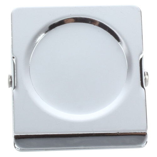 Silver Tone Spring Loaded Memo Ticket Magnetic Fridge Wall Clip 2