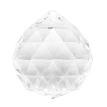 40MM Feng Shui Faceted Decorating Crystal Pendant (Clear)