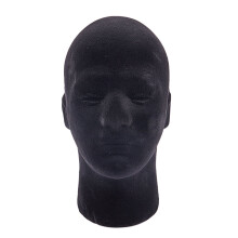 Male Foam Mannequin Manikin Model Wigs Glasses Cap Display Stand Black