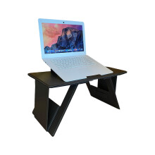 Supporto portatile per laptop per casa e ufficio, scrivania ergonomica regolabile per laptop con angolazione regolabile, supporta laptop fino a 15,5