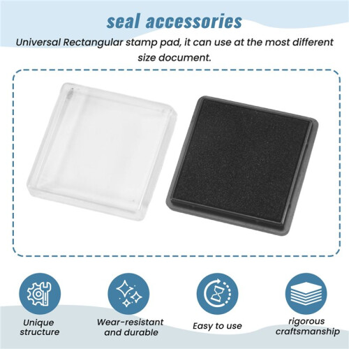 Stamp pad ink pad wedding letter document Black 2