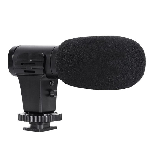 Video Microphone -Camera  Condenser Record Interview Vlog Mic for Phone DSLR Camera 3.5mm Microphone