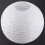 White Chinese/Japanese Paper Lantern/Lamp 8" Diameter 4