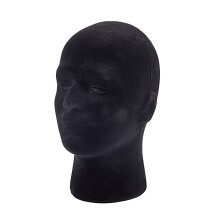 Male Foam Mannequin Manikin Model Wigs Glasses Cap Display Stand Black