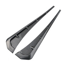 Universal Car Mudguard Side Vent Decorative Stickers, Air Flow Intake Hole Grille Accessories ,ABS Carbon Fiber