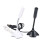 USB Laptop Microphone Voice Mic High Sensitivity  Studio Speech Mic Stand with Holder Gaming Conference for PC,White 9