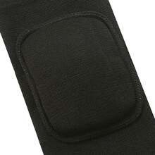 Black Sports Knee Pad with Sponge Cover, S/M/L Sizes