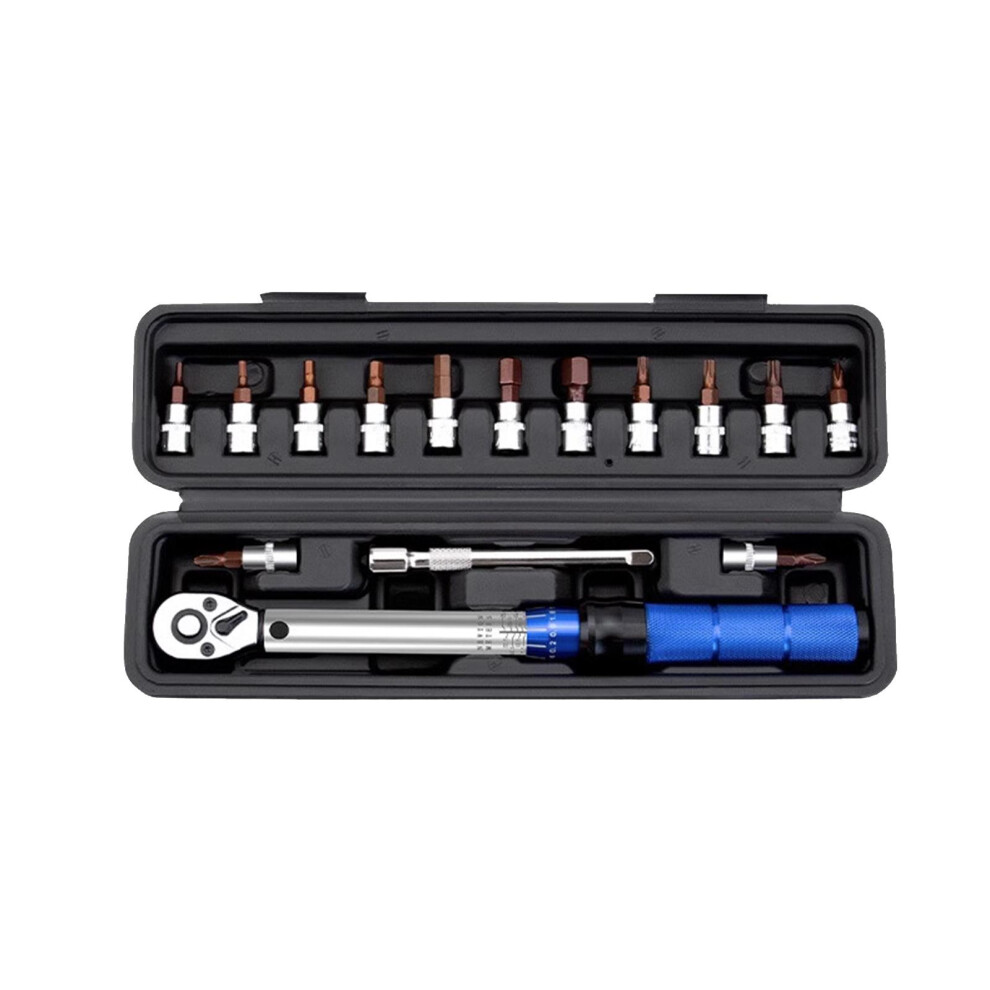 16Pcs 1/4Â Drive Click Torque Wrench Set With Storage Box 2-24 Nm Adju 6901423266216