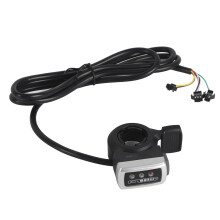 Stable Performance Thumb Throttle With Low High Speed Mode Left Right Side Mounting Self Locking Switch Universal Fit For Electric Scooters And Bikes