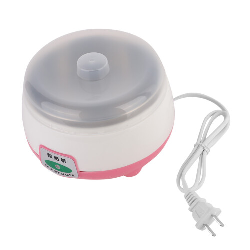 Nutritious Yogurt DIY Maker, Pink Stainless Steel Container with Automatic Function, Energy-Saving Design Offers Uniform Heating for Consistent and De