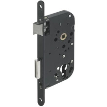 Recessed cylinder lock - YALE - Y60R-A40/N - 40mm spindle - 148mm case - Front door, sensitive premises - Black