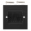 Dust-Stop Cable Cover Wall Plate Black Outlet Panel for Safe Wiring 2