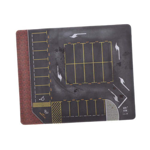 1/64 Scale Parking Lot Car Scene Mat Layout Mouse Pad Diorama Model Bu