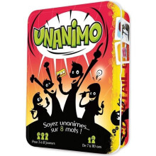 UNANIMO, Juego de Ambiente para Adultos y Niños a partir de 10 años - Juego de Mesa Simple y Divertido - 200 Temas - 3 a 12 Jugadores