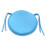 (Blue) Durable Solid Colored Round Cushion Sofa Chair Cushions For Decorations Home 1