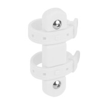Bicycle Bottle Holder Adapter Silicone Road Bike Kettle Cage Conversion Base Without Hole Cycling Accessories White