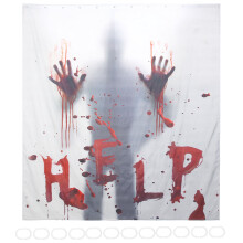 Seasonal Sensation, perdea de duș de Halloween de 183x183 cm, material din poliester impermeabil, protejează împotriva umezelii, îngrijire