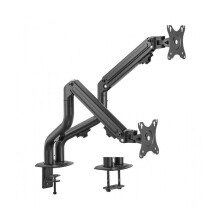 Schermontage - EWENT - EW1534 - Zwart - Verstelbaar - Voor dubbele monitor tot 34 inch
