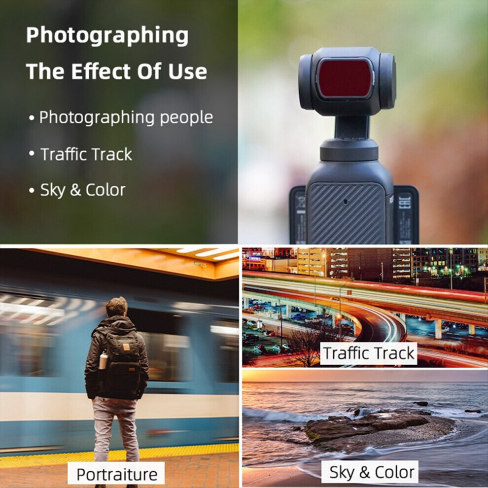 Filter Kit CPL ND8 ND16 ND32 Set for 3 Accessories Camera Optical Glass Filters